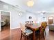 Cozy dining area with a large table, perfect for Gathering meals and entertaining guests at 4826 San Ortebello Dr, Bradenton, FL 34208