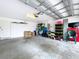 Spacious two car garage with ample room for storage and tools at 4826 San Ortebello Dr, Bradenton, FL 34208