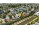 Aerial view of home with surrounding lakes at 4926 72Nd E St, Bradenton, FL 34203