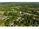 Expansive aerial shot showcasing the neighborhood's lush greenery and peaceful community setting at 5955 Ferendina St, North Port, FL 34291