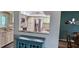 View of kitchen featuring stainless steel appliances from the dining room at 6902 11Th W Ave, Bradenton, FL 34209