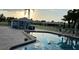 Relaxing community pool cabana featuring shaded seating perfect for gatherings and leisure at 6902 11Th W Ave, Bradenton, FL 34209