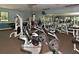 Modern fitness center with a variety of exercise equipment for a complete workout at 803 Fairwaycove Ln # 102, Bradenton, FL 34212