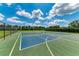 Community pickleball courts surrounded by lush landscaping and beautiful blue skies at 9819 46Th E Ct, Parrish, FL 34219