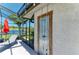 Convenient outdoor shower adjacent to the pool area, perfect for rinsing off after a swim at 1008 83Rd Nw St, Bradenton, FL 34209