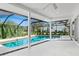 Inviting screened-in pool area with clear blue water, offering a relaxing outdoor oasis and entertainment space at 172 Sea Anchor Dr, Osprey, FL 34229
