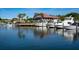 Waterfront club house with yachts, boats, marina, dock, and waterway views at 172 Sea Anchor Dr, Osprey, FL 34229