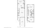Detailed floorplan showcasing the layout of the two-story home, including the kitchen, living room, bedrooms, and bathrooms at 2353 Rosewood Ln, North Port, FL 34289