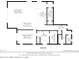 Main level floor plan featuring a large living room and primary bedroom at 2596 Floyd St, Sarasota, FL 34239