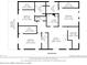 Second level floor plan with bedrooms and a flex room at 2596 Floyd St, Sarasota, FL 34239
