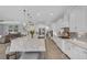 Open concept kitchen with an island, stainless steel appliances, and eat-in nook at 2806 Starwood Ct, Lakewood Ranch, FL 34211