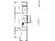 Floor plan showing layout of bedrooms, Gathering room, bathroom and laundry for floor 1 at 2918 Avenue E, Holmes Beach, FL 34217