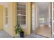 Bright entryway featuring tile floors, natural light, and a welcoming atmosphere at 5633 Key Largo Ct # B-08, Bradenton, FL 34203