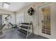 Well-equipped gym area featuring weights and fitness machines with natural light at 5633 Key Largo Ct # B-08, Bradenton, FL 34203