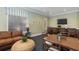 Cozy lounge area featuring comfortable seating, a TV, and a well-lit ambiance at 5633 Key Largo Ct # B-08, Bradenton, FL 34203