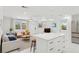 Spacious open concept with seamless flow throughout kitchen, living, and dining areas at 578-580 Companion Way, Longboat Key, FL 34228
