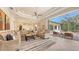 Expansive living room offering seamless transition to outdoor living and dining areas at 6819 Dominion Ln, Lakewood Ranch, FL 34202