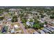 An aerial view highlighting the real estate’s location in a vibrant, tree-lined neighborhood at 7141 37Th N Ave, St Petersburg, FL 33710