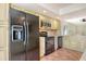 Modern kitchen featuring updated appliances, ample counter space, and a convenient layout for cooking at 7876 Eagle Creek Dr, Sarasota, FL 34243