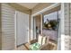 Private balcony with seating area at 850 S Tamiami Trl # 624, Sarasota, FL 34236