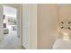 Hallway view showcases the bedroom, adding to the home's inviting layout at 850 S Tamiami Trl # 624, Sarasota, FL 34236