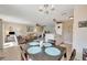 Open concept living area with adjacent dining and kitchen at 850 S Tamiami Trl # 624, Sarasota, FL 34236