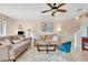 Bright living room with coastal decor and comfortable seating arrangement at 850 S Tamiami Trl # 624, Sarasota, FL 34236
