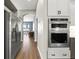 Modern kitchen appliances and stainless steel refrigerator are steps away from the main living area at 9106 Yarberry St, Sarasota, FL 34240