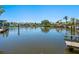 Scenic waterfront view from the backyard at 1014 Contento St, Sarasota, FL 34242