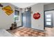 Bedroom with wood-look floors, playful decor, and blue accents at 1116 406Th E Ct, Myakka City, FL 34251