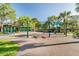 The community playground boasts swings and slides, providing a great space for children to play and explore at 11504 Splendid Ln, Tampa, FL 33626