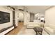 Bright living room with comfortable seating, hardwood floors, and TV at 12541 Estrella Blvd, Punta Gorda, FL 33955