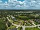 Aerial view of the community with lush landscaping and diverse home styles on tree lined streets at 15608 31St E St, Parrish, FL 34219
