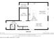 Main level floorplan shows layout of foyer, office, kitchen, dining, living, mud room, and bath at 2590 Floyd St, Sarasota, FL 34239