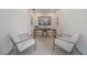 Bright home office with sleek desk, modern decor, and minimalist design for a sophisticated workspace at 2590 Floyd St, Sarasota, FL 34239
