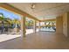 Community patio with an open covered area to relax and get out of the sun at 27243 Ipswich Dr, Englewood, FL 34223