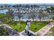 Scenic view of a park with a kissing statue and a marina in the background at 300 S Pineapple Ave # 302, Sarasota, FL 34236