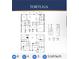 Detailed floor plan of the house layout showing the placement of rooms and living spaces at 3415 Big Sky Way, Bradenton, FL 34211