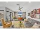 Inviting living room with modern decor, comfortable seating, and a view of the outdoor patio at 3955 Glen Oaks Manor Dr, Sarasota, FL 34232