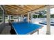 Enjoy a ping pong game at the shaded outdoor pavilion featuring grilling stations, and direct access to the spa and pool at 4505 45Th W Ave # 101B, Bradenton, FL 34210