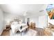 Light-filled bedroom features modern decor, wooden floors, a ceiling fan, and plenty of space at 4722 Lindever Ln, Palmetto, FL 34221