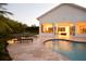 Enjoy the sun-soaked pool and patio of this home that is perfect for relaxing and soaking up the Florida lifestyle at 8121 Snowy Egret Pl, Bradenton, FL 34202