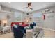 Inviting living room with comfortable seating, stylish decor, and ample natural light at 9012 Province St, Sarasota, FL 34240
