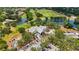 Aerial view of the River Club Golf and Country Club facility and surrounding golf course and lakes at 9915 Old Hyde Park Pl, Bradenton, FL 34202