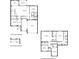 Floor plan showcasing the layout of a two-story home with designated rooms and dimensions at 10708 Tippecanoe Pl, Parrish, FL 34219