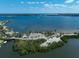 Aerial shot of a boat ramp, parking area, and waterfront, providing access to a scenic expanse of open water at 1112 65Th Nw St, Bradenton, FL 34209
