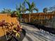 Lush backyard with manicured landscaping, vibrant flowers, and a serene atmosphere at 1112 65Th Nw St, Bradenton, FL 34209