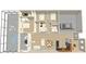 Detailed floor plan showcasing the layout of the house, bedrooms, bathrooms, kitchen, and outdoor areas at 12133 Forest Park Cir, Bradenton, FL 34211