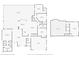 Detailed floor plan layout of the first floor showcasing the primary bedroom, living spaces, and kitchen at 127 Colonial Sw St, Port Charlotte, FL 33952