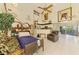 Spacious living area with high ceilings and an open floor plan leading into the kitchen at 127 Colonial Sw St, Port Charlotte, FL 33952